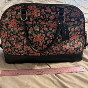 Coach floral purse
